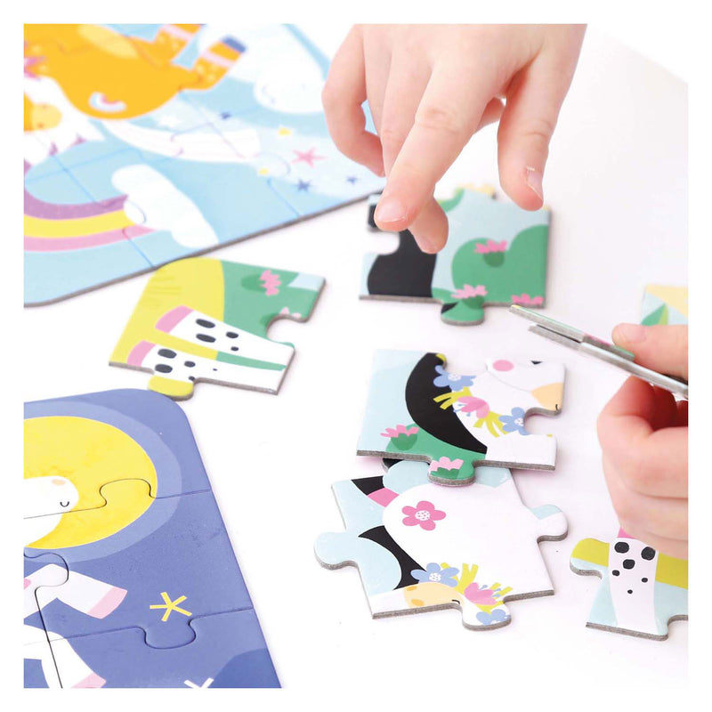 Load image into Gallery viewer, Banana panda - on-the-go puzzel pony's - 16st.
