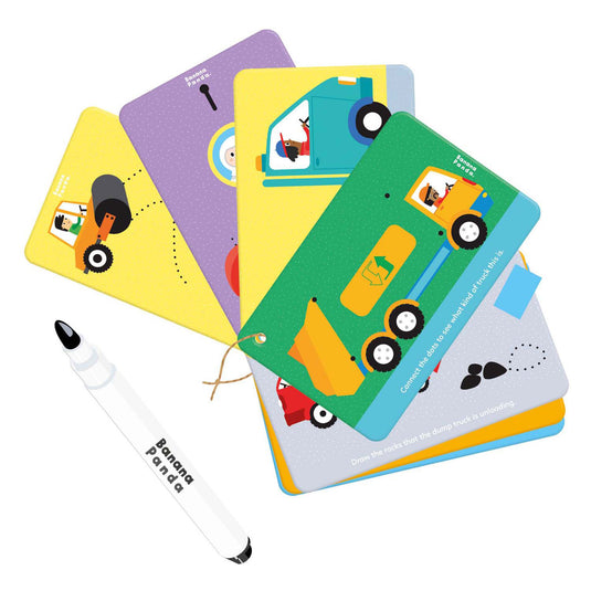 Banana panda - laten we voertuigen schrijven en wissen