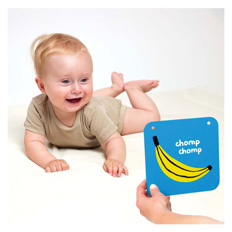 Load image into Gallery viewer, Banana panda - hoog contrast babykaarten 6m+ 9m+ - 24st.
