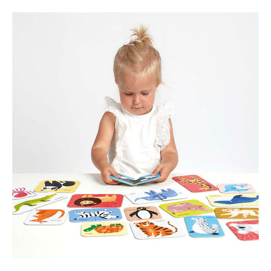 Banana panda puzzel wild animals educatief speelgoed 18m+.