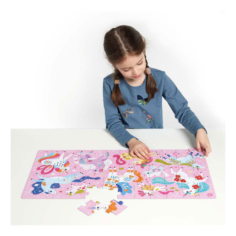 Load image into Gallery viewer, Banana panda - ik hou van eenhoorns puzzel - 60st.
