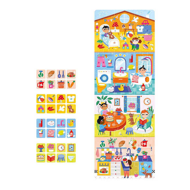Chargez l'image dans la visionneuse de la galerie, Banana panda puzzel thuis educatief speelgoed 24 stukjes karton.
