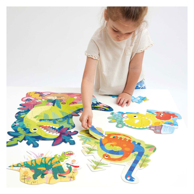 Afbeelding laden in galerijviewer, Banana panda puzzel dinosaurus
