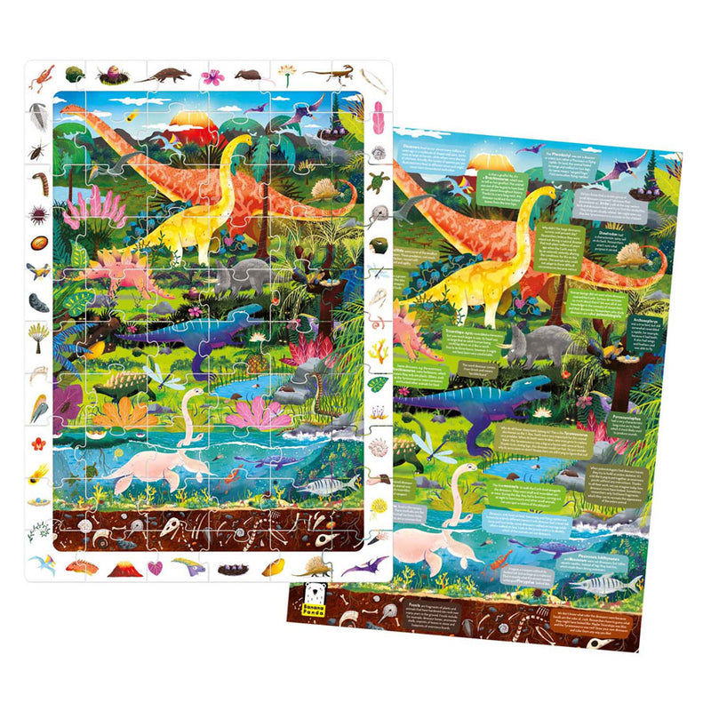 Afbeelding laden in galerijviewer, Banana panda zoek en kijk puzzel dinosaurus 4+.

