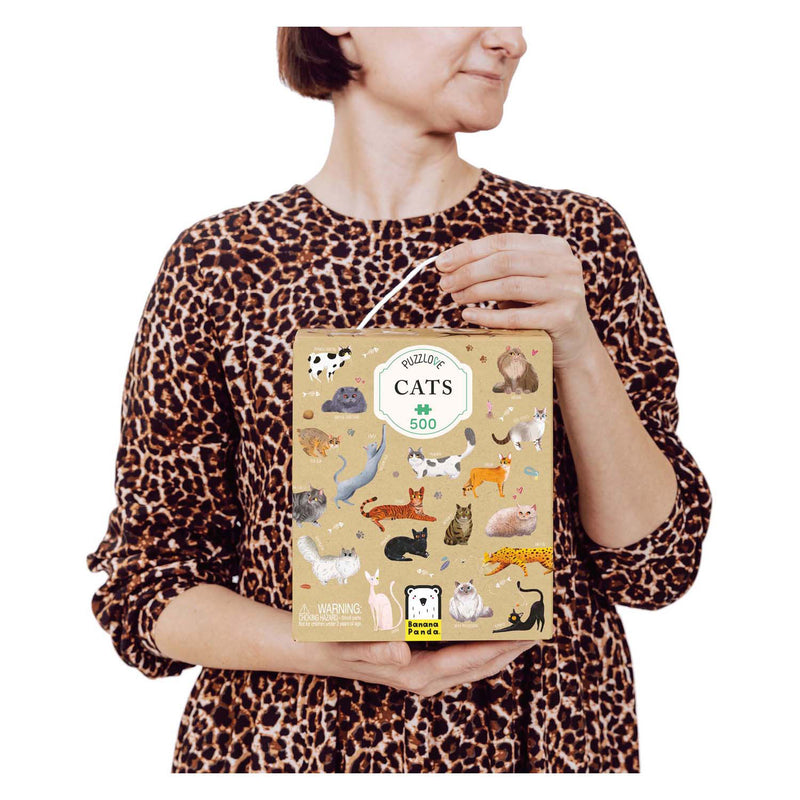 Load image into Gallery viewer, Banana panda - puzzlove katten - 500st.
