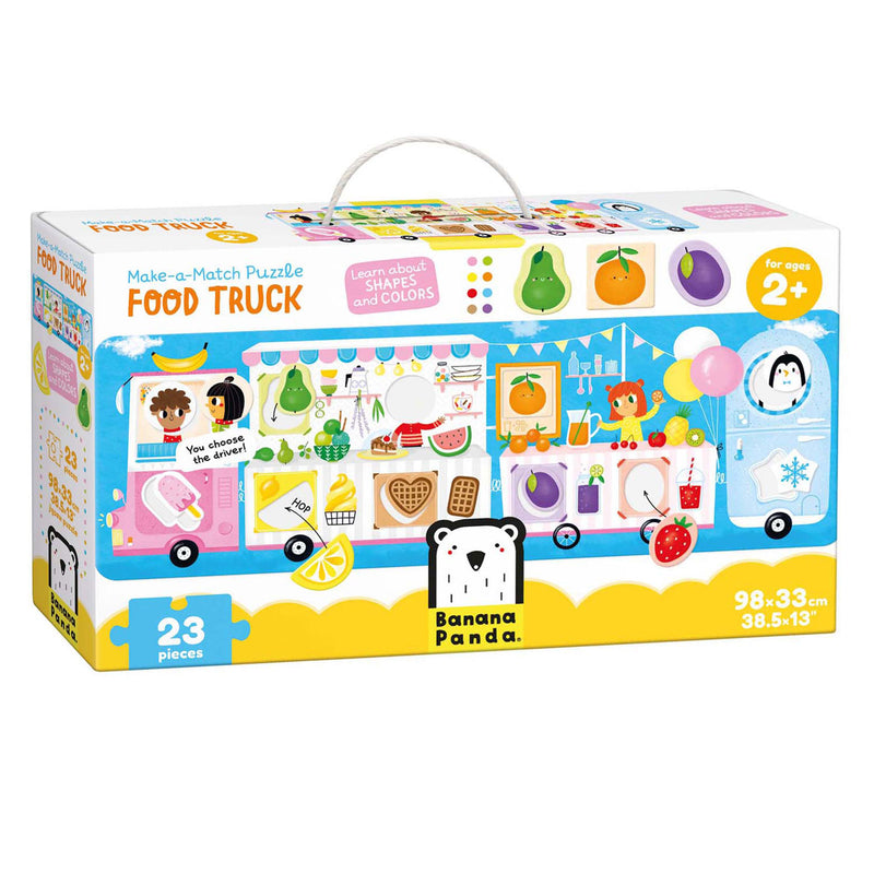 Load image into Gallery viewer, Banana panda - maak de puzzel passend foodtruck - 23st.
