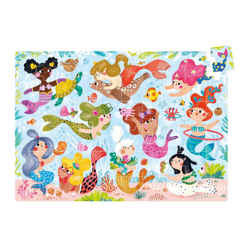 Load image into Gallery viewer, Banana panda - magical jumbo puzzel zeemeerminnen - 60st.
