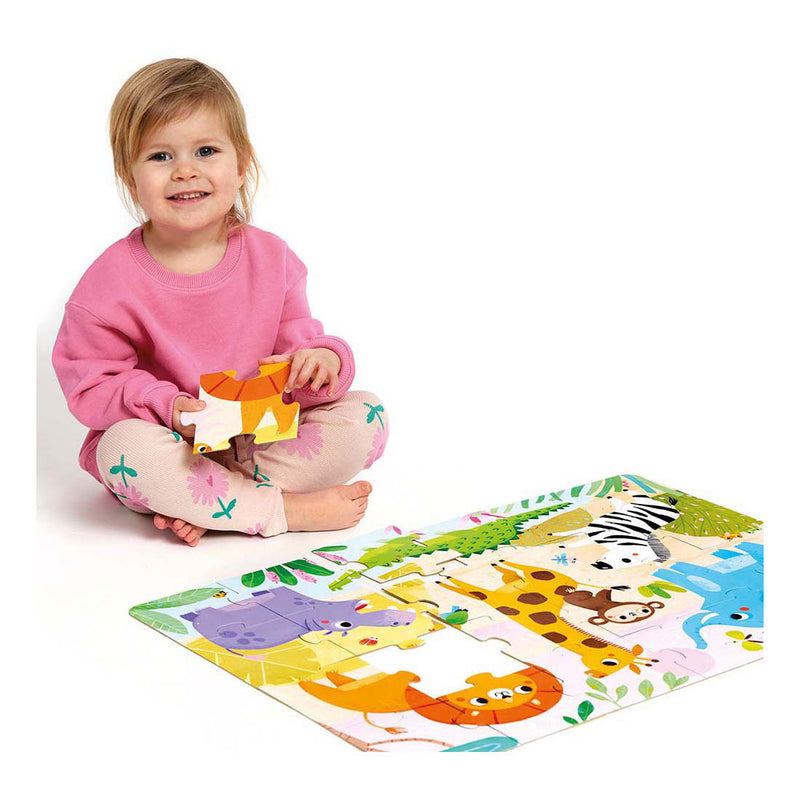 Load image into Gallery viewer, Banana panda - wild jumbo puzzel safari - 24st.
