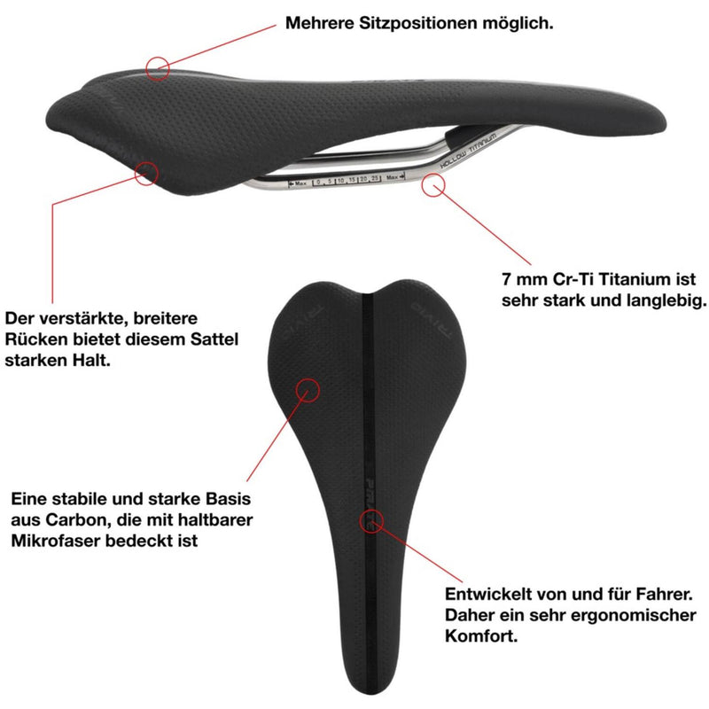 Load image into Gallery viewer, Trivio - pirate fietszadel zwart
