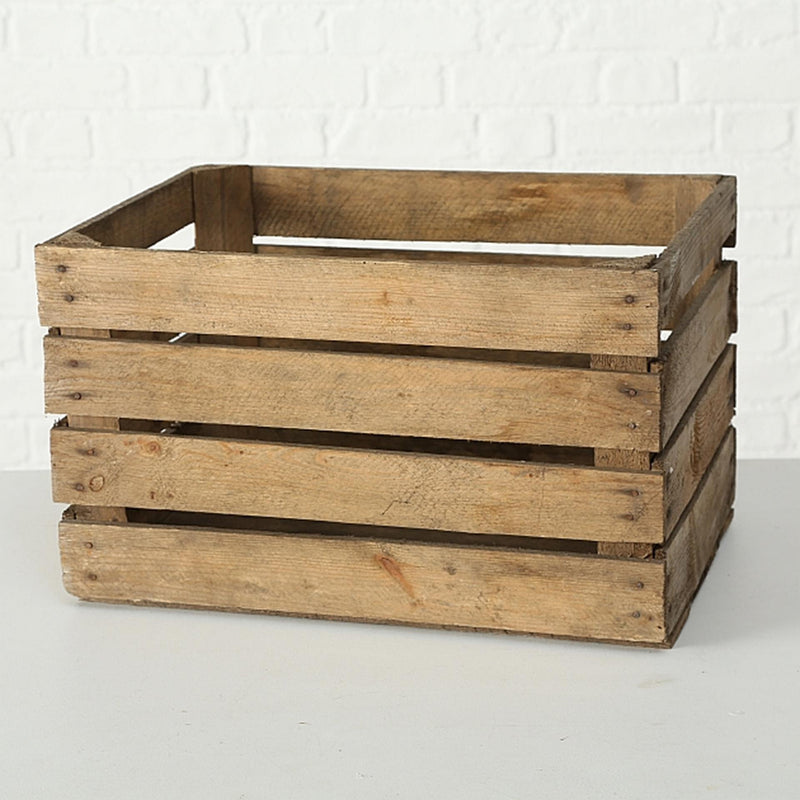 Load image into Gallery viewer, Boltze home veilingkist lea hout 50x40x30cm
