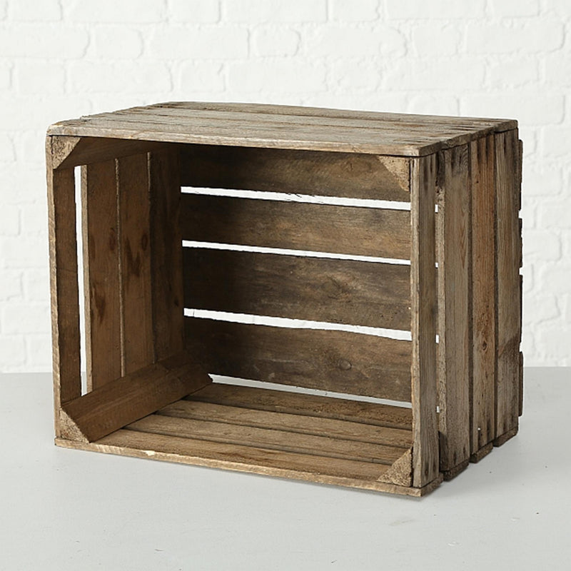 Load image into Gallery viewer, Boltze home veilingkist lea hout 50x40x30cm
