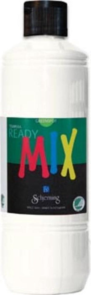 Creativ company plakkaatverf - wit - milieuvriendelijk - matt - greenspot - 500 ml - waterbasis - uitstekende dekking - voor papier, karton en hout - droogt snel en gemakkelijk verwerkbaar