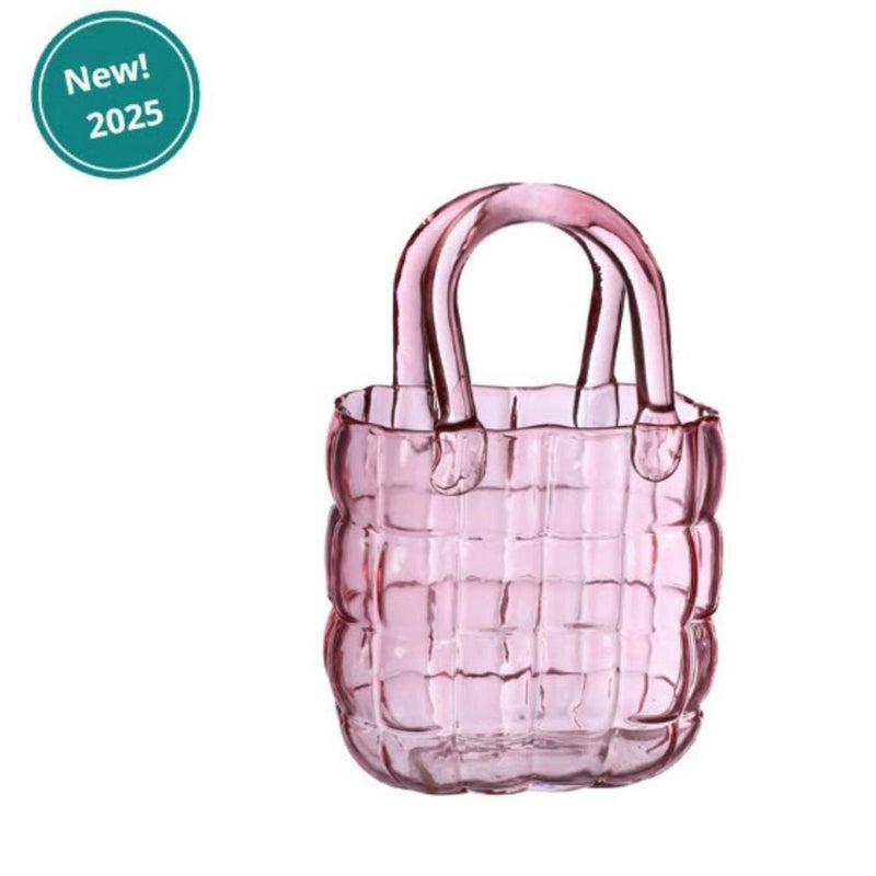 Chargez l'image dans la visionneuse de la galerie, Ideas 4 seasons handtas vaas marais roze 14x9,5x22cm
