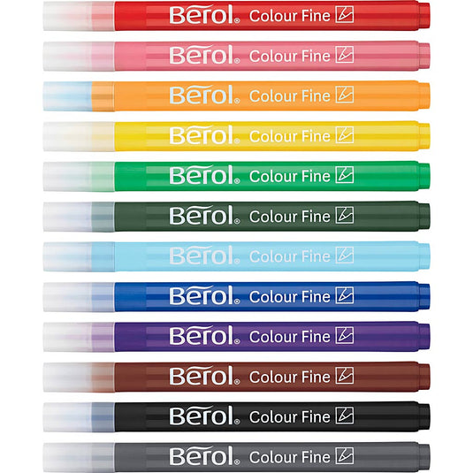 Https: www.cchobby.nl berol-colourfine-d-10-mm-lijndikte-0-3-0-7-mm-diverse-kleuren-42-stuk-1-doosje