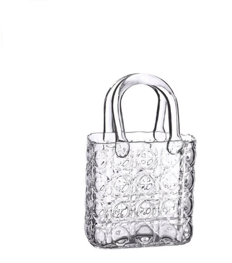 Cargue la imagen en el visor de la galería, Ideas 4 seasons elysee glazen handtas vaas 19x11x28cm
