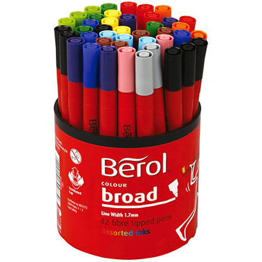 Http: www.cchobby.nl berol-stift-d-10-mm-lijndikte-1-1-7-mm-diverse-kleuren-42-stuk-1-doosje