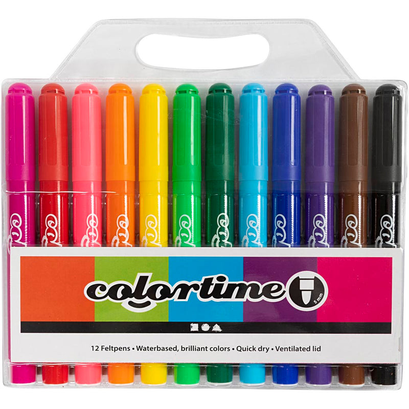 Load image into Gallery viewer, Https: www.cchobby.nl colortime-stiften-lijndikte-5-mm-standaardkleuren-12-stuk-1-doos
