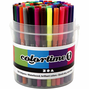 Creativ company emmer met 100 stiften, 18 kleuren