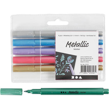 Http: www.cchobby.nl metallic-marker-lijndikte-2-4-mm-metallic-kleuren-6-stuk-1-doos
