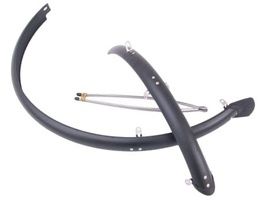 Load image into Gallery viewer, Sunny wheel kunststof spatbordset 28 inch mat zwart 50 mm
