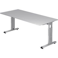 Bach bureau hammerer vos 19 5 180x80cm gemelamineerd spaanplaat grijs