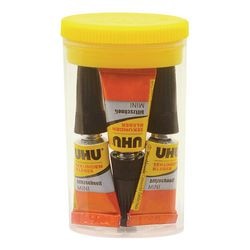 Uhu 3 seconden lijm minis 1 g 3 tube