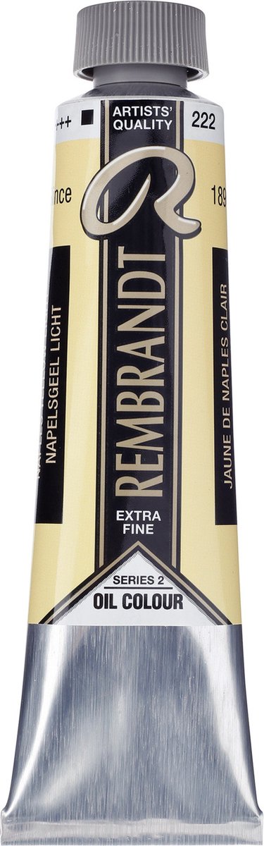 Rembrandt olieverf napelsgeel licht 222 40ml