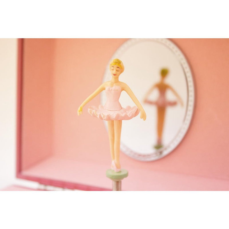 Load image into Gallery viewer, Ulysse sieradendoosje met muziek met ballerina parasol roze

