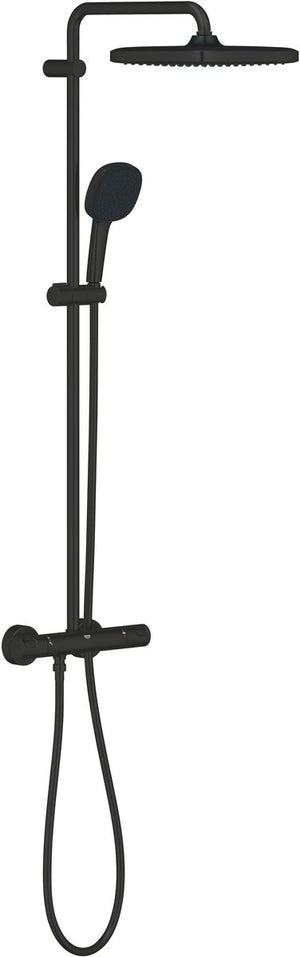 Grohe quickfix vitalio comfort 250 douchesysteem - wandmontage - waterbesparend - matte black