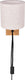 Trio nilam wand lamp met leeslamp - hout naturel - ecru kap