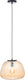 Brilliant kaizen - hanglamp - glas - 1xe27 max 40w - amber zwart