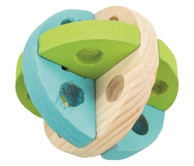Load image into Gallery viewer, Trixie speel en snackbal hout

