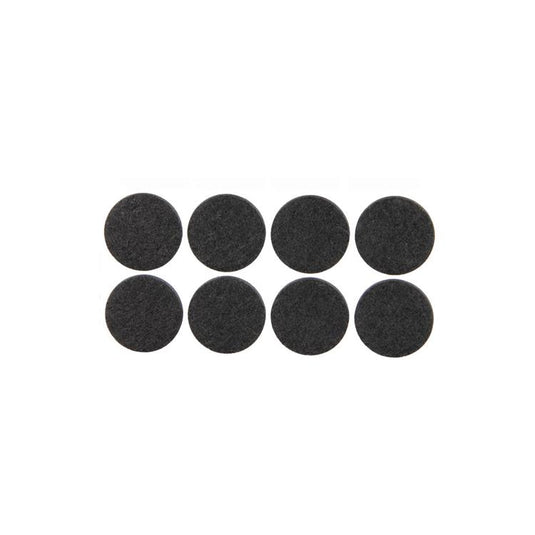 Mack 1069036 - assortiment zelfklevend vilt zwart | 12 stuks
