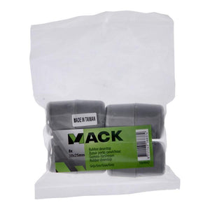 Mack 1069042 - deurstop rubber grijs 30 x 25 mm 8 st pcs | 6 stuks