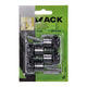 Mack 1069379 - deurstop cilindermodel zwart ø 20h30 mm 4 st pc | 6 stuks