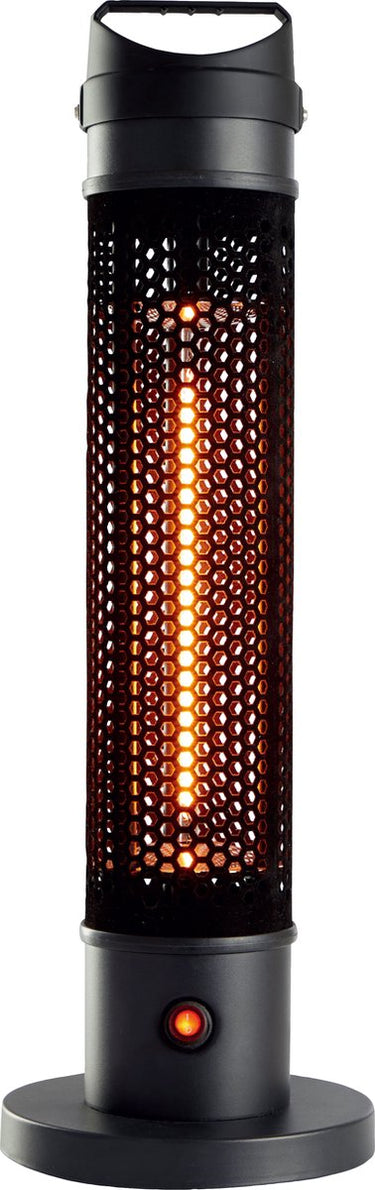 Alpina heater terrasverwarmer elektrisch - infrarood verwarming met 360 graden warmteverdeling - heaters elektrisch ip44 spatwaterdicht - terrasverwarmer infrarood 800w voor binnen en buiten