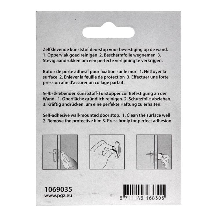 Chargez l'image dans la visionneuse de la galerie, Mack 1069035 - deurstop zelfklevend zwart ø 40 mm 2 st pcs | 6 stuks
