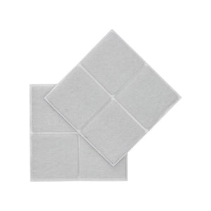 Mack 1069038 - super-vilt zelfklevend wit 34 x 34 mm 8 st pcs | 12 stuks