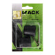 Mack 1069023 - deurstop rubber + schroef zwart 30 x 35 mm 2 st pcs | 6 stuks