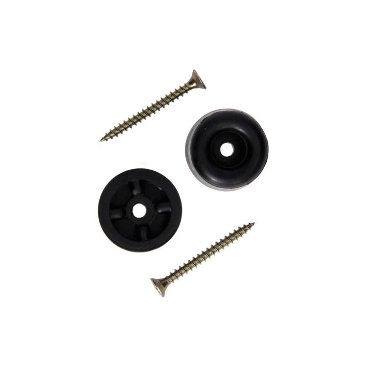 ギャラリービューアに画像をロードする, Mack 1069029 - deurstop rubber + schroef zwart 30 x 25 mm 2 st pcs | 6 stuks

