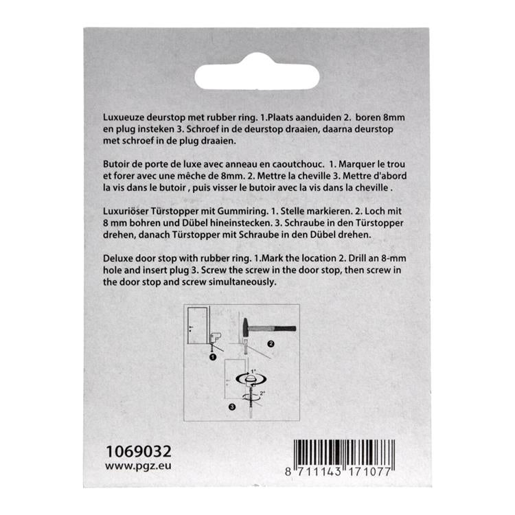 Afbeelding laden in galerijviewer, Mack 1069032 - deurstop cilindermodel zwart ø 30h25 mm 1 st pc | 6 stuks
