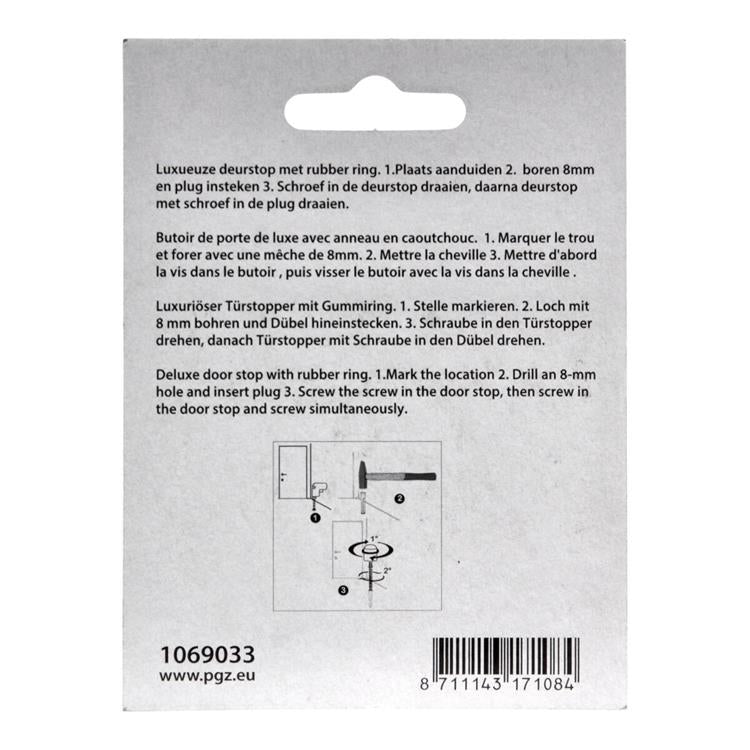 Afbeelding laden in galerijviewer, Mack 1069033 - deurstop cilindermodel zwart ø 28h28 mm 1 st pc | 6 stuks
