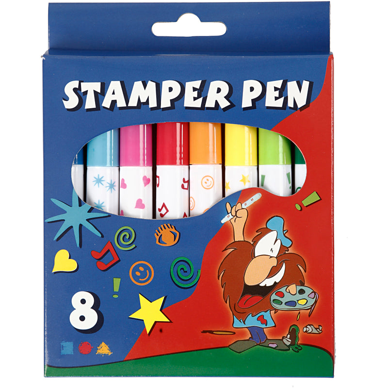 Load image into Gallery viewer, Https: www.cchobby.nl stempelstiften-diverse-kleuren-8-stuk-1-doos

