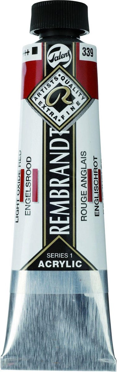 Rembrandt acryl verf serie 1 light oxide red (339)
