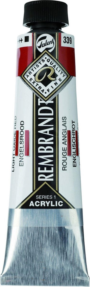 Rembrandt acryl verf serie 1 light oxide red (339)