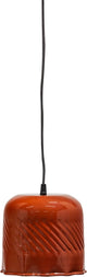 Woood arleso hanglamp - metaal - oranje bruin - 18x17x17
