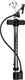 Avento multifunctionele pomp met drukmeter - fietspomp - staande pomp - aluminium - incl. 3 opzetstukken