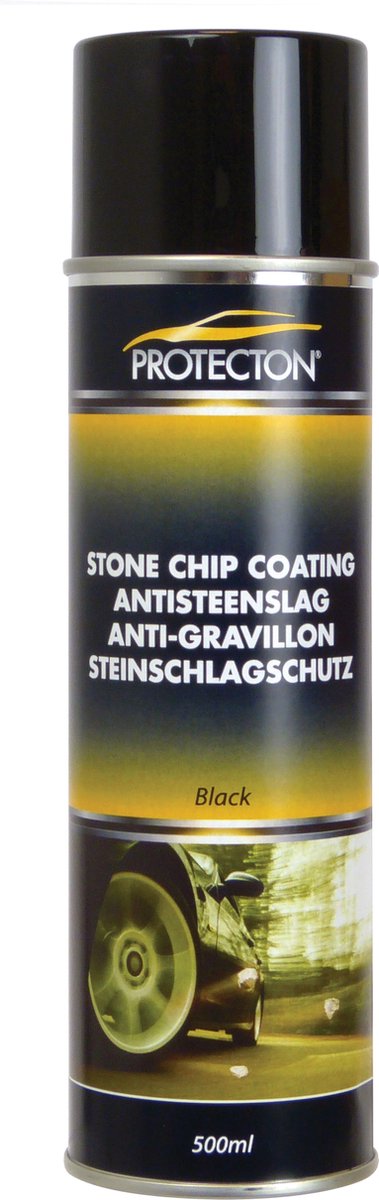 Protecton antisteenslag - beschermingsmiddel voor carrosserie onderdelen - corrosie werende werking - geluiddempend - overspuitbaar - zwart - 500ml