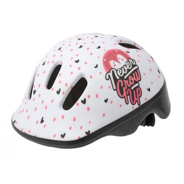 Polisport kinderhelm Hoggy. maat: XXS (44 48 cm), kleur: wit roze mat