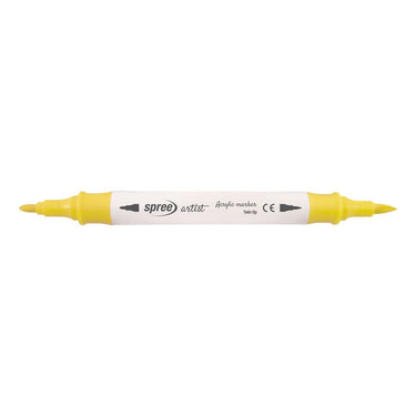 12 acryl dubbeltopmarkers soft brush
